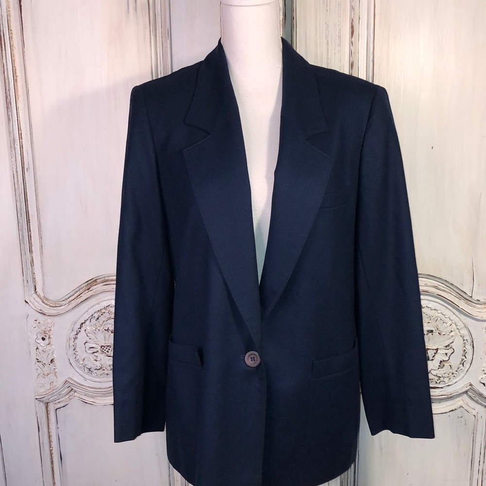 Pendleton 100% Virgin Wool Fully Lined Navy Blue … - image 1